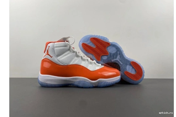 Rep EP 002 378037- JORDAN 11  ORANGE 378037- RETRO 002 0302